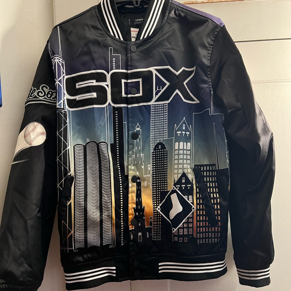 Bomber Jacket, Black, size Large.